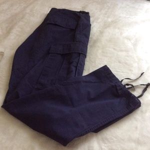 Propper Men's Navy Blue Combat Trousers Medium *one button off* EUC